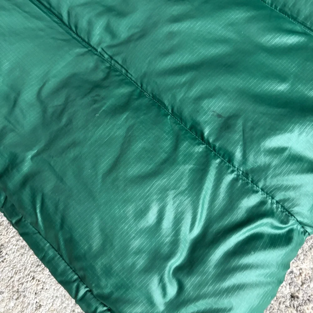 VTG 90s North Face Nuptse Evergreen & Black 700 Goose Down Gorpcore Puffer Vest